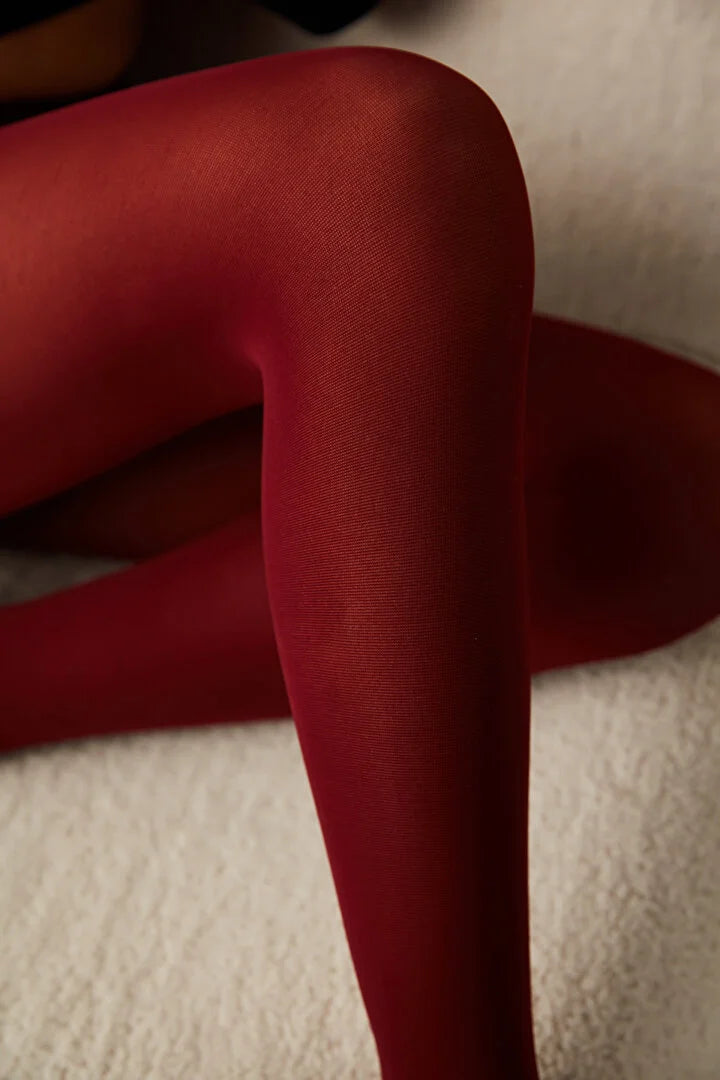 Penti 40 Denier Burgundy
