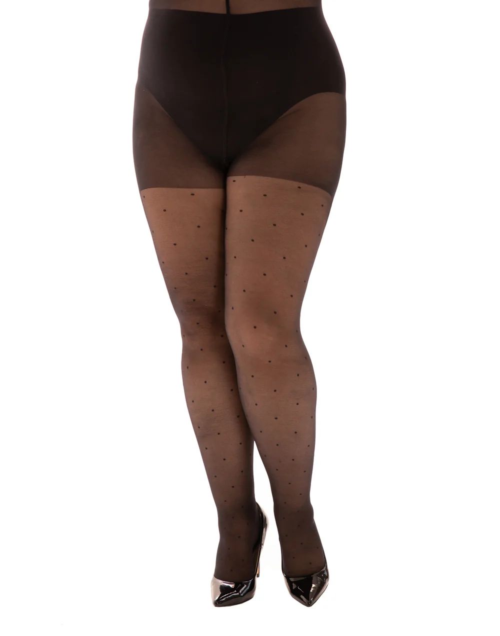 Polka Dot Curvy Super Stretch Tights