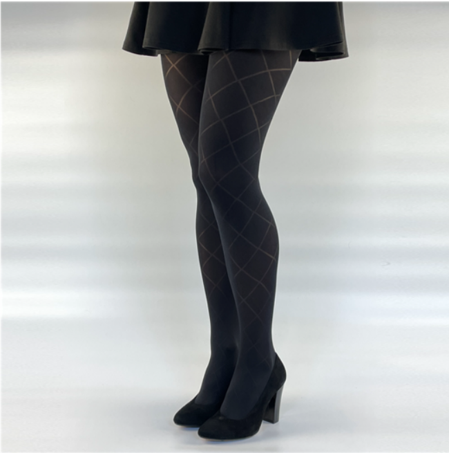 Criss Cross Opaque Tights