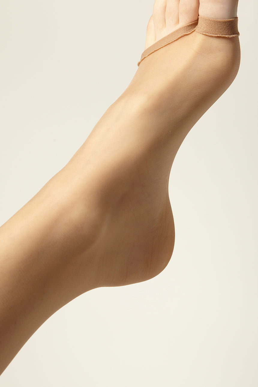 Gipsy Open Toe Luxury Tights in Chocolate