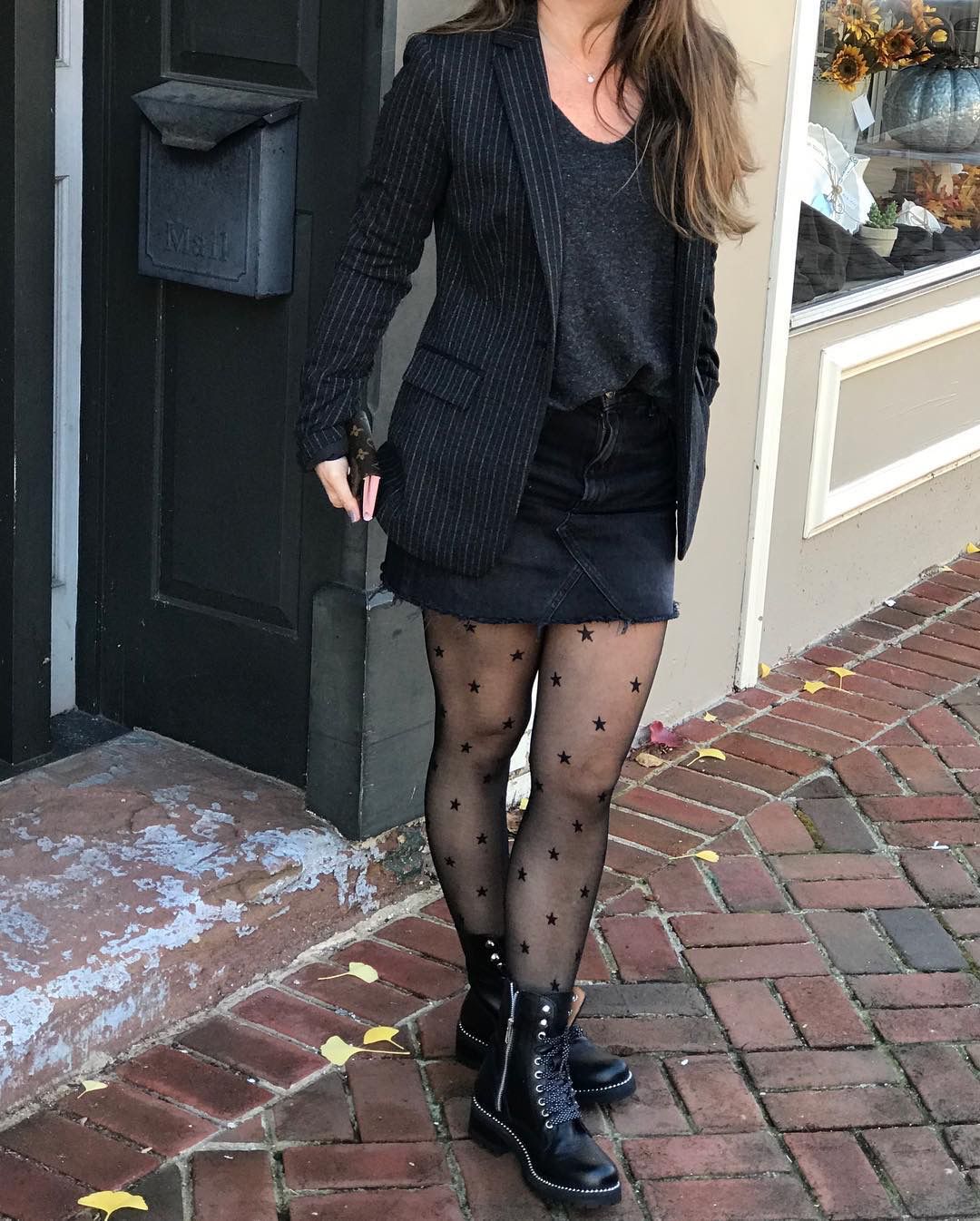 Pamela Mann Star Pattern Curvy Super Stretch Tights