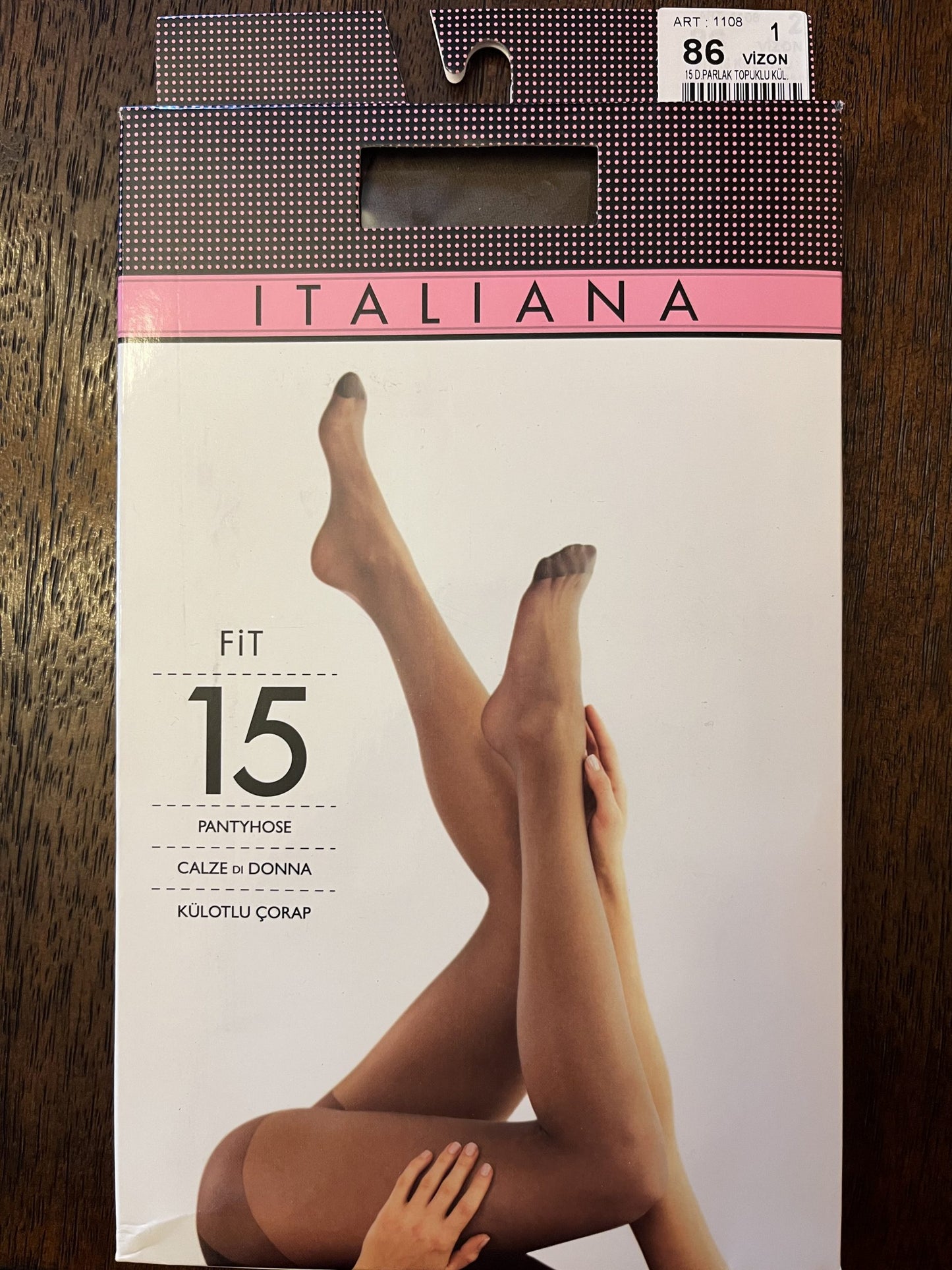 Italiana Gloss Tights - Vizon (Mink)