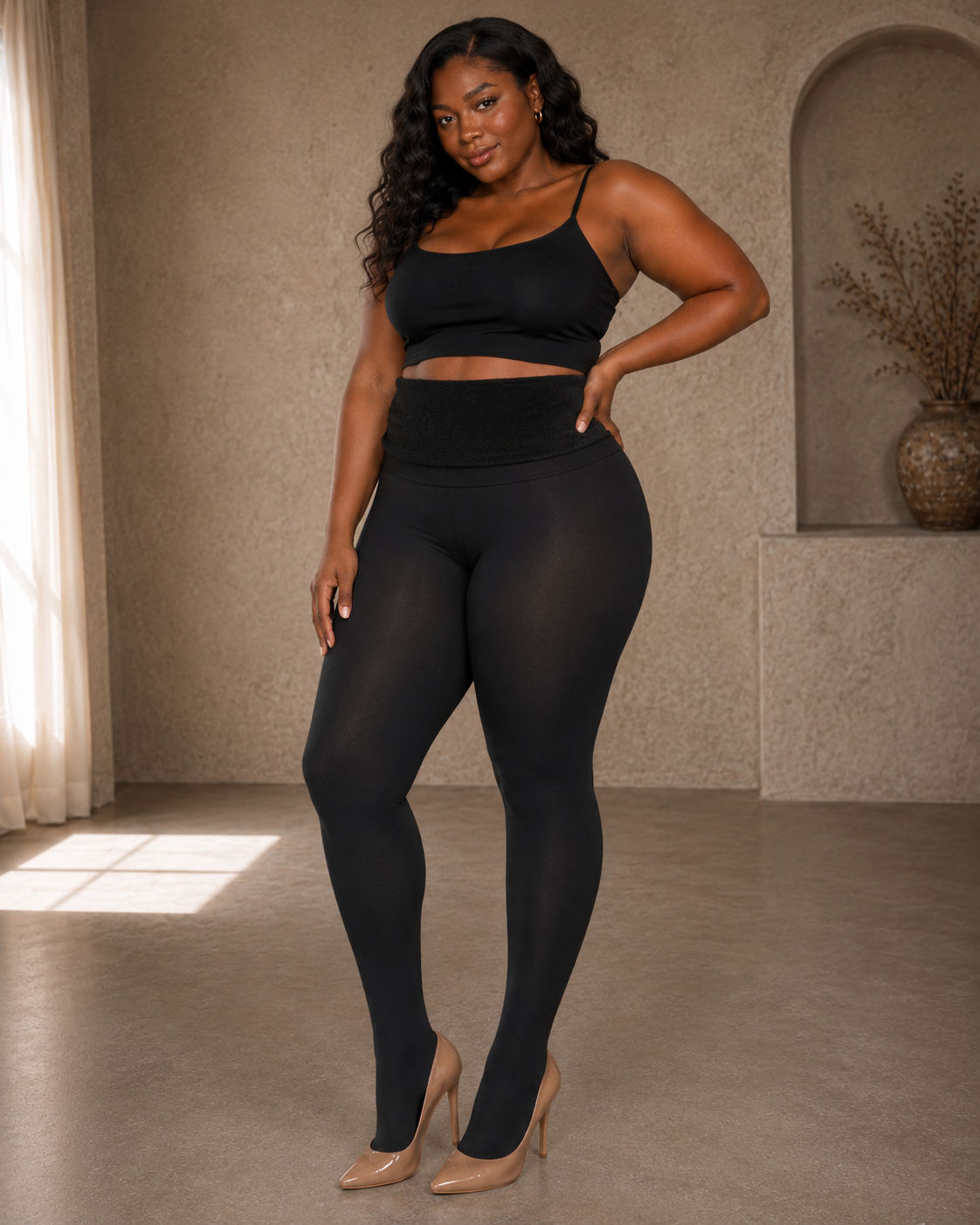 Pamela Mann Fleece Lined Curvy Super Stretch