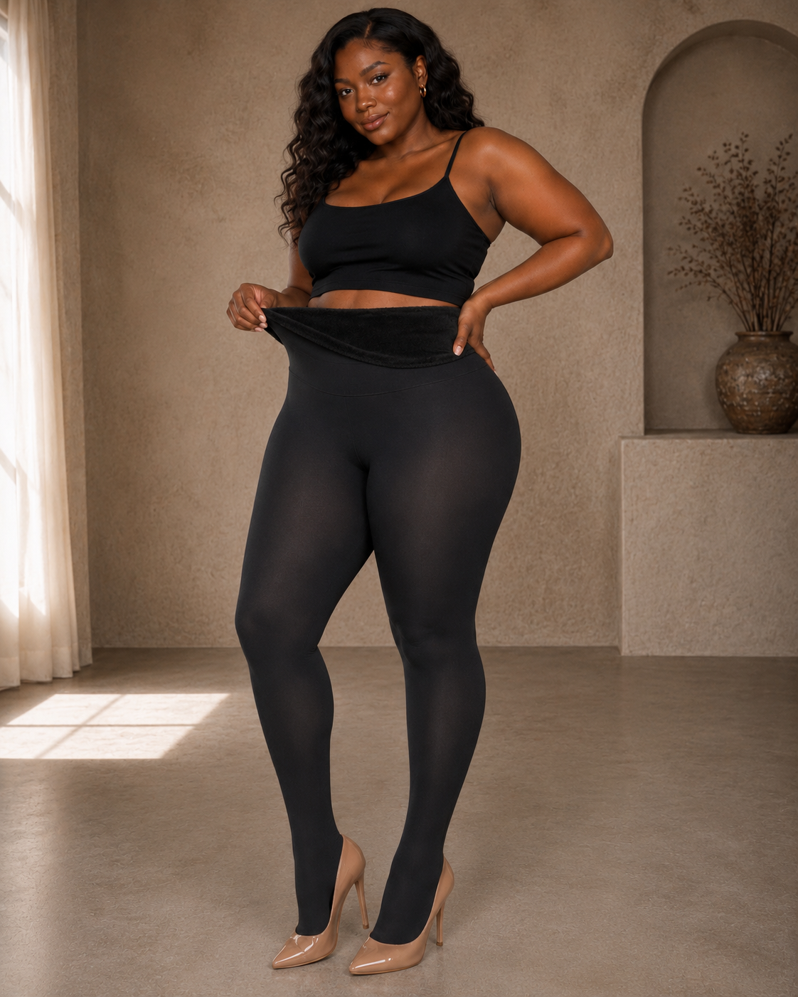 Pamela Mann Fleece Lined Curvy Super Stretch