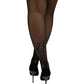 Pamela Mann Fishnet Tights with Knitted Bow and Diamantés
