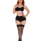 Pamela Mann Fishnet Lace Top Hold Ups
