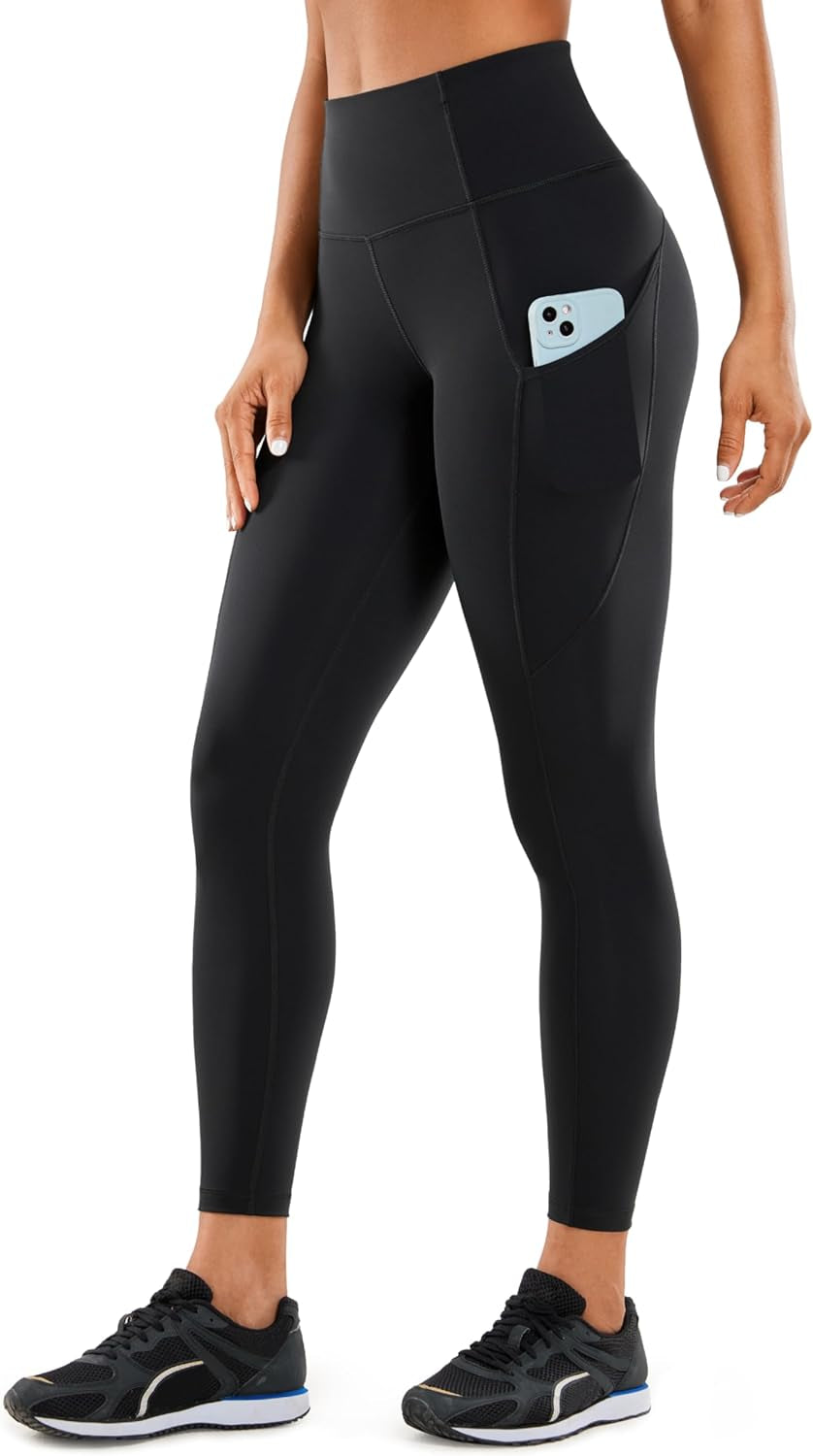 "Ultimate Performance Yoga Leggings: Women'S High-Waisted Workout Pants with Side Pockets - Experience Supreme Comfort and Support!"