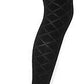 Criss Cross Opaque Tights