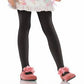Silver Legs Girls Tights in Black