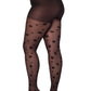 Pamela Mann Large Spot Pattern Curvy Super Stretch Tights