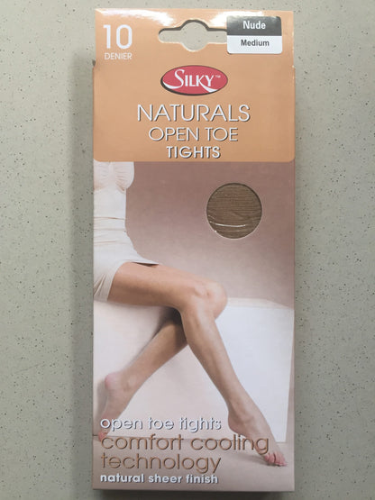 Peep Toe Nude Tights