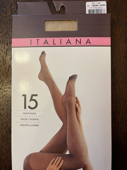 Italiana Gloss Tights - Sahra (Desert)