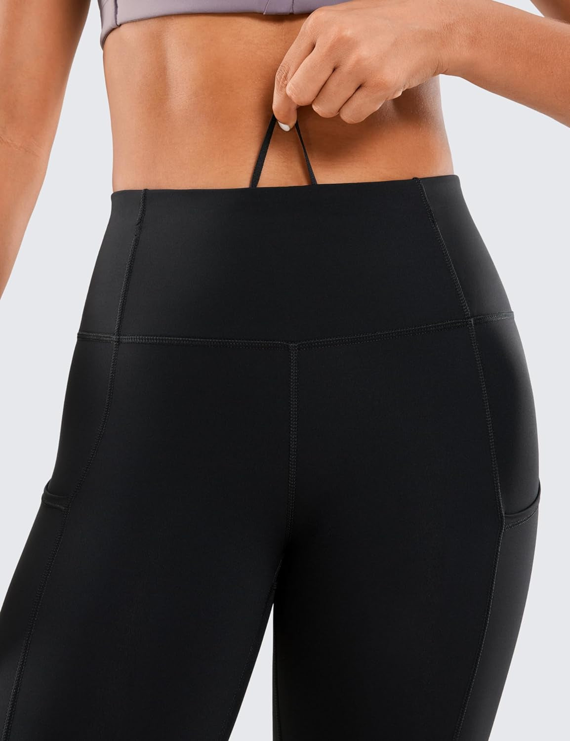 "Ultimate Performance Yoga Leggings: Women'S High-Waisted Workout Pants with Side Pockets - Experience Supreme Comfort and Support!"